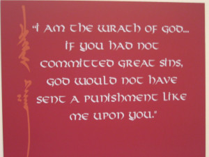 Showing Gallery For Genghis Khan Quotes I Am The Punishment Of God