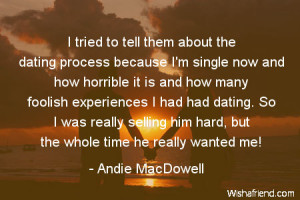 dating-I tried to tell them about the dating process because I'm ...