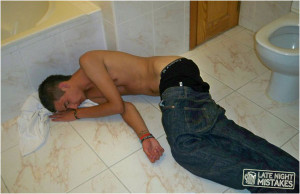 Heavily Drunk And Passed Out...