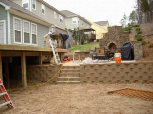 Erosion Control Retaining Wall