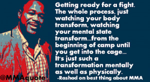 Rashad Evans on loving the journey and transformation