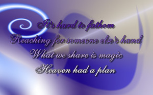 Sent From Up Above - Mariah Carey Song Lyric Quote in Text Image