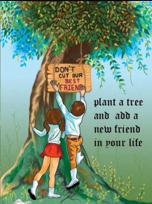 We plant trees in environments that are seldom natural or conducive ...