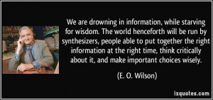 More E. O. Wilson Quotes