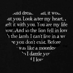 twilight romantic quotes heart sweatshirt dark jpg color Black amp ...