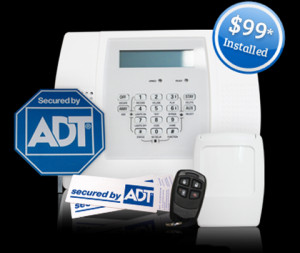 ADT ® Monitored Alarm System Includes: