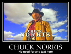 Chuck norris poster quotes