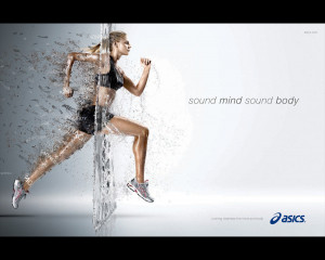 Sound Mind Sound Body Campaign by Asics via Women's Health