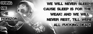 Bring Me the Horizon Cover Photo Quotes