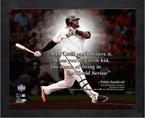 ... -SF-Giants-World-Series-8x10-Black-Wood-Framed-Pro-Quotes-Photo