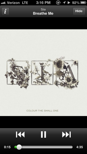 Sia - Breathe Me #music #spotify