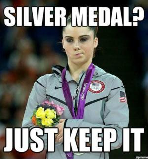 Silver medal?Just keep it