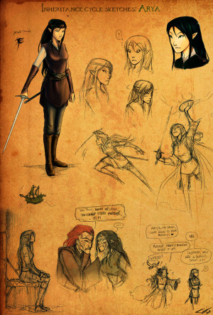 Arya Sketches by Ticcy