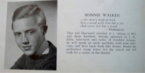... with Christopher Walken, and she has the yearbook photo to prove it