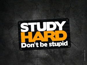 study hard
