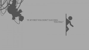 Portal quote Wallpaper