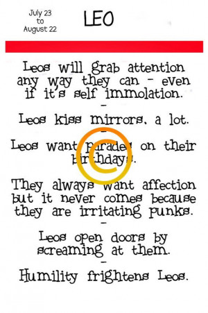 For your Leo friends
