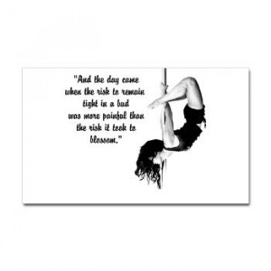 Pole Dance Fitness Quote Sticker (Rectangle) | Gifts For A Geek | Geek ...