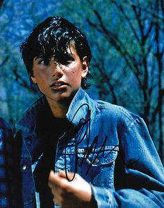 RALPH MACCHIO SIGNED IN PERSON THE OUTSIDERS 8X10! W/COA PROOF GREAT ...
