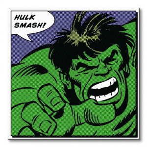 Hulk (Quote) - Obraz na płótnie WDC98058