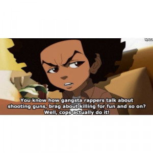 Huey knows how dark the world is