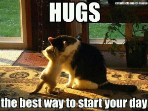 HUGS the best way to start your day ♥
