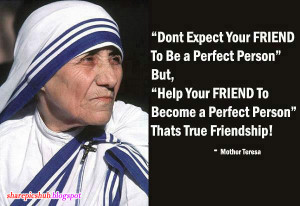 Nice Mother Teresa Quotes in English | Friendship Quote by Mother ...