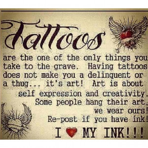 love my tattoos #tattoo #quotes