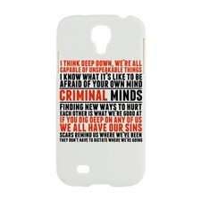 Criminal Minds Quotes Samsung Galaxy S4 Case for