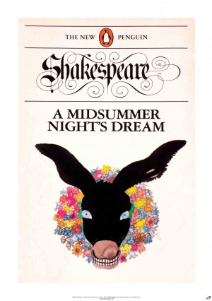 Midsummer Night's Dream Shakespeare Book Print by I Love Retro at ...