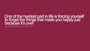 Nothing last FOREVER...