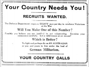 Recruitment and Conscription in World War One