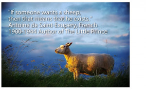 Big Sheep + An illustrated sheep quote . . .