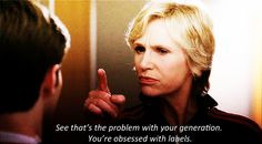 ... more fame sue sylvester quotes funny you r obsession glee s1 labels