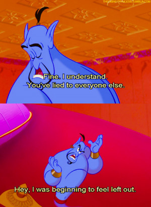 Genie Aladdin Quotes Aladdin genie