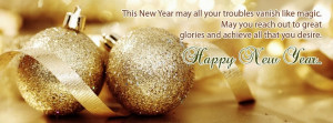 New Happy New Year Quotes Facebook Cover