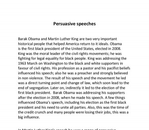 Compare Two Persuasive Speeches picture