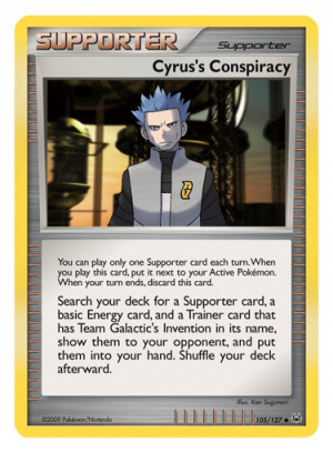 Thread: Go-Pokemon.com reveals Cyrus's Conspiracy