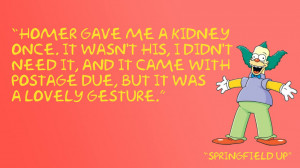 Krusty the Clown's Best One-Liners