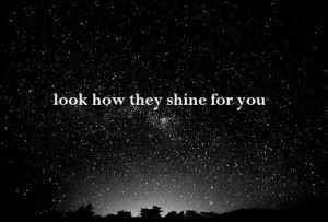 Look at the stars...