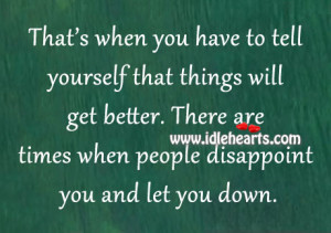 Quotes About People Disappointing You