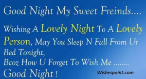 Good Night Pictures Sms