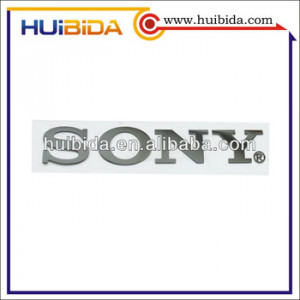 SONY Logo electroforming metal sticker( very thin and shiny)
