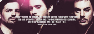 Wont Suffer Be Broken 30 Seconds To Mars Quote Facebook Cover
