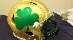 The Nation Has Spoken On Notre Dame’s New Helmet, And It Has Spoken ...