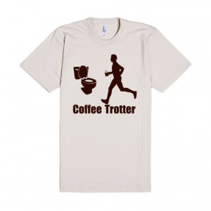 Coffee trotter. Get in your daily run with a nice hot cup of coffee ...
