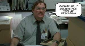 Milton Waddams (Stephen Root) in Office Space