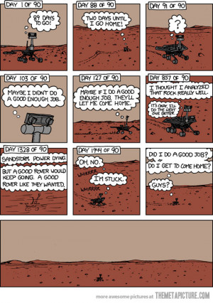 Funny photos funny Mars Rovers alone sad