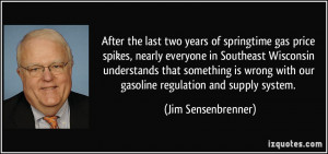 More Jim Sensenbrenner Quotes