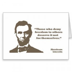 Abraham Lincoln Quotes Slavery